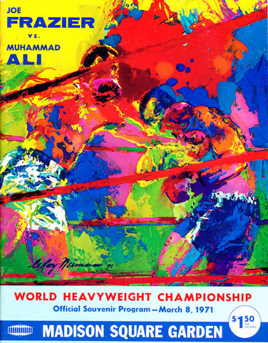 Muhammad Ali-Joe Frazier I Official Onsite Boxing Program (1971)