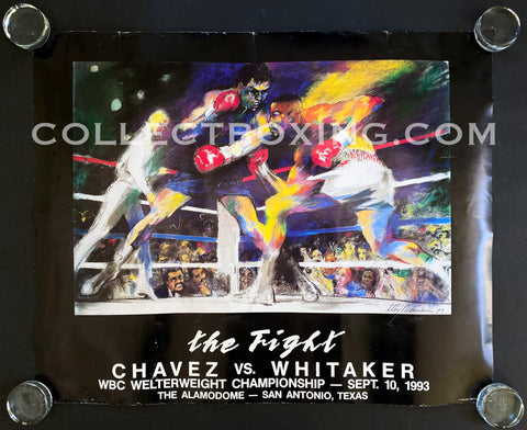 JULIO CESAR CHAVEZ VS PERNELL WHITAKER ON SITE POSTER 1993