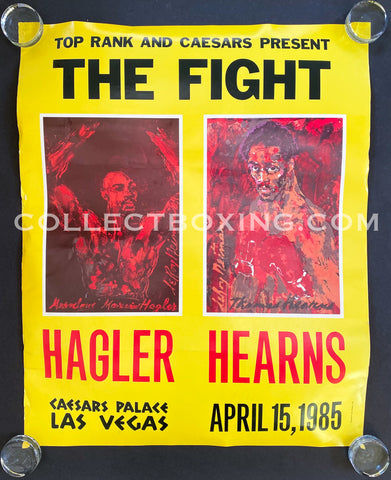 HAGLER, MARVIN / THOMAS HEARNS ON SITE POSTER 1985